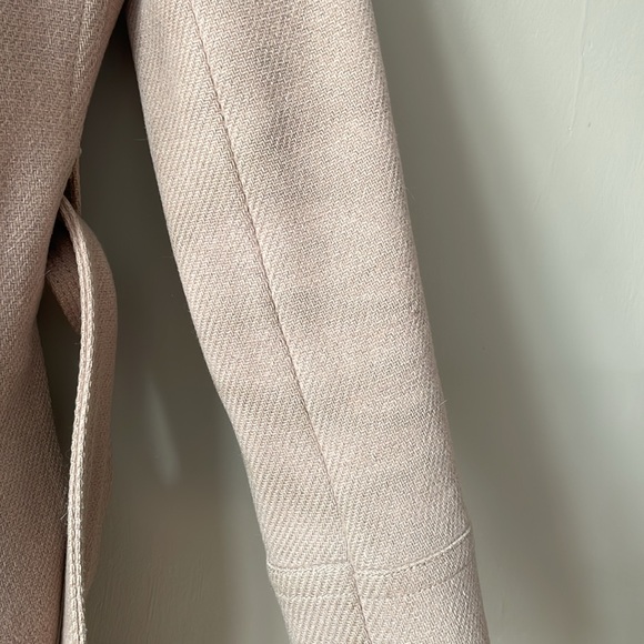 J Crew Nello Gori Wool Stadium Coat Tan Double-Breasted - Picture 7 of 10